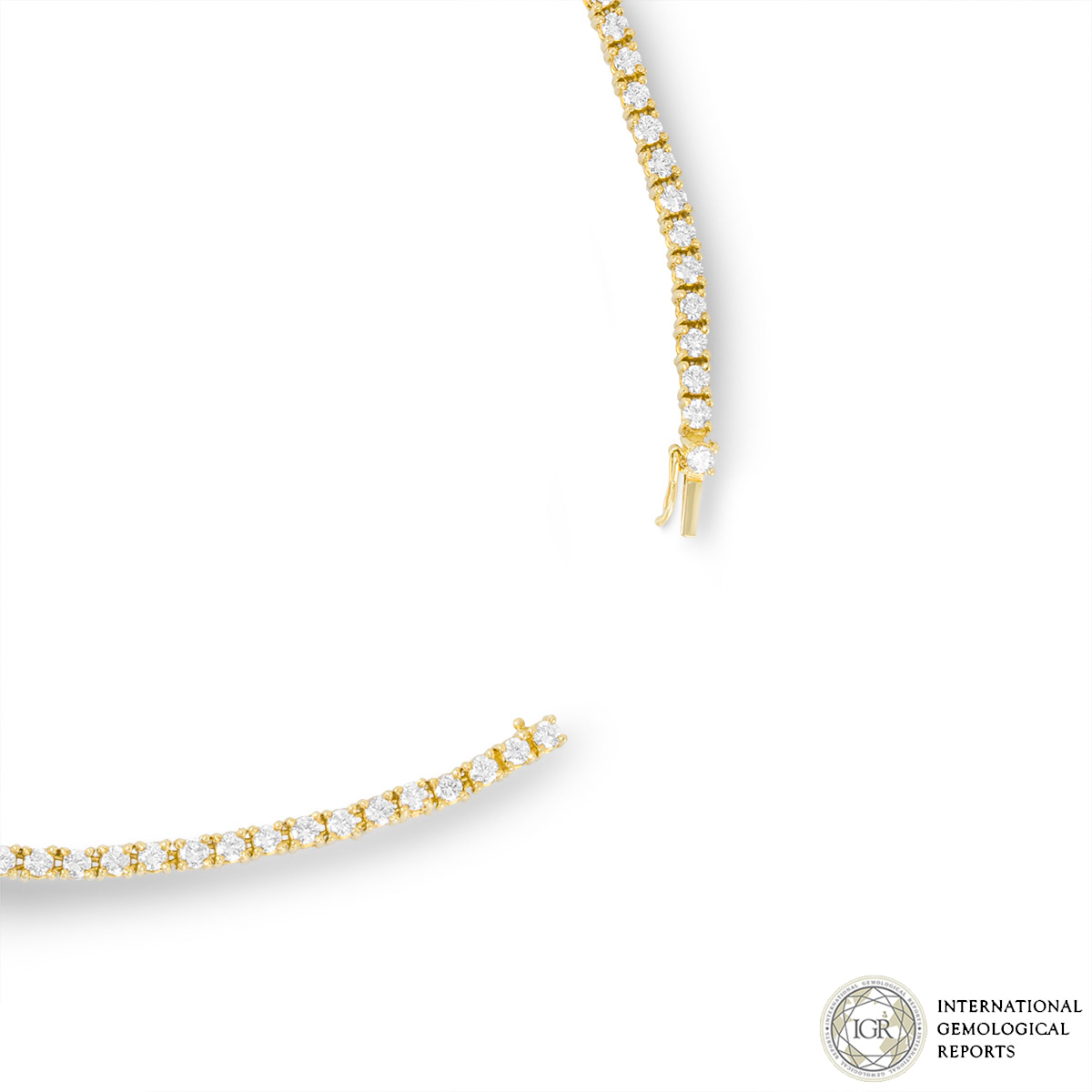 Yellow Gold Columbian Emerald & Diamond Necklace